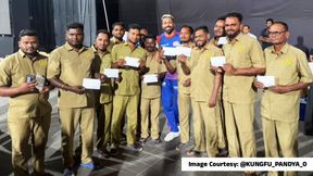 ಹೃದಯವಂತ: ಮೈದಾನದ ಸಿಬ್ಬಂದಿಗಳಿಗೆ ಹಾರ್ದಿಕ್‌ ಚೆಕ್‌ ನೀಡಲು ಇದೇ ಕಾರಣ