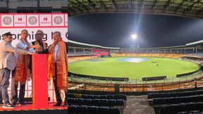 ಎಂ.ಚಿನ್ನಸ್ವಾಮಿ ಕ್ರೀಡಾಂಗಣದಲ್ಲಿ ಅತ್ಯಾಧುನಿಕ ಎಲ್ಇಡಿ ಫ್ಲಡ್ಲೈಟಿಂಗ್ ವ್ಯವಸ್ಥೆ ಲೋಕಾರ್ಪಣೆ ಎಂ.ಚಿನ್ನಸ್ವಾಮಿ ಕ್ರೀಡಾಂಗಣದಲ್ಲಿ ಅತ್ಯಾಧುನಿಕ ಎಲ್ಇಡಿ ಫ್ಲಡ್ಲೈಟಿಂಗ್ ವ್ಯವಸ್ಥೆ ಲೋಕಾರ್ಪಣೆ