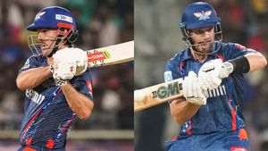IPL 2025 LSG vs MI: ಐಡೆನ್ ಮಾರ್ಕ್ರಾಮ್, ಮಿಚೆಲ್‌ ಮಾರ್ಷ್ ಅರ್ಧಶತಕದ ಸೊಬಗು 
