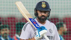 ವಿರಾಟ್‌ ಮುಖದಲ್ಲಿ ಮಂದಹಾಸ: ರೋಹಿತ್‌ ಮುಖದ ಮೇಲೆ ಚಿಂತೆಯ ಗೆರೆ 