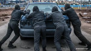 ರಸ್ತೆಯ ಮಧ್ಯದಲ್ಲಿ ಕೈ ಕೊಟ್ಟ ಕಾರ್‌ ತಳ್ಳಿದ ಕ್ರಿಕೆಟ್‌ ಆಟಗಾರರು