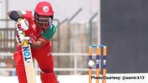 ಟಿ20 ವಿಶ್ವಕಪ್ ಅಭ್ಯಾಸ ಪಂದ್ಯದಲ್ಲಿ ಲಂಕಾ ತಂಡವನ್ನು ಮಣಿಸಿದ ಓಮನ್ 