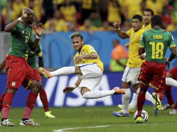 ಬ್ರೆಜಿಲ್ -ಕ್ಯಾಮರೂನ್ ಪಂದ್ಯದ ಅಂಕಿ ಅಂಶ