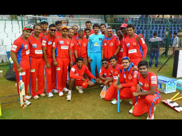 Belgavi Panthers with Sudeep