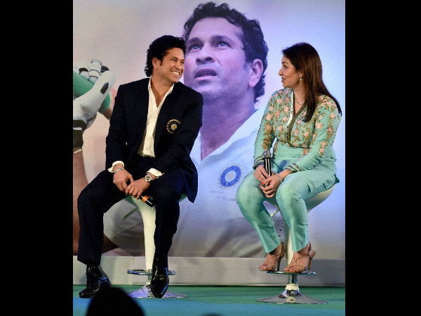 ಹೆಂಡತಿಯೊಂದಿಗೆ ಸಚಿನ್