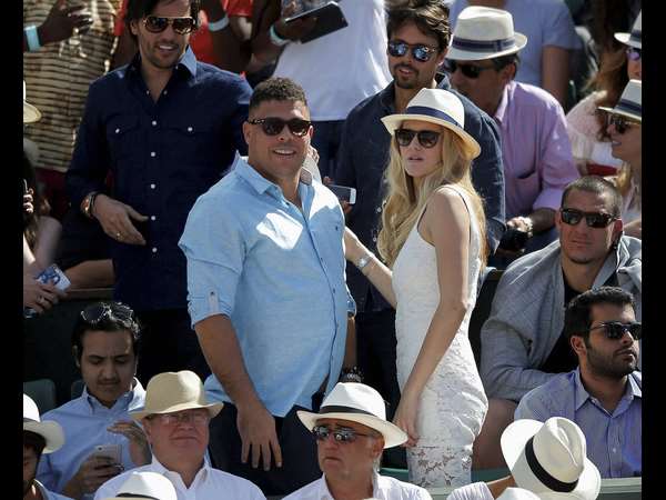 ಟೆನಿಸ್ ಪಂದ್ಯ ನೋಡಲು ಬಂದ ರೊನಾಲ್ಡೋ