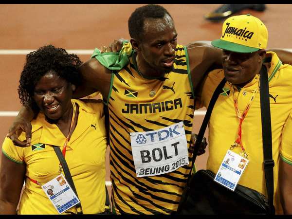ತಾಯಿಯೊಂದಿಗೆ ಉಸೇನ್ ಬೋಲ್ಟ್ 