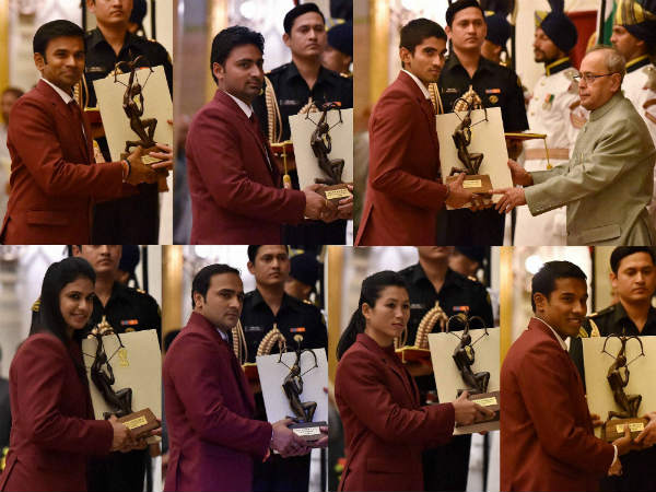 2015 ರಲ್ಲಿ ಅರ್ಜುನ ಪ್ರಶಸ್ತಿ ಪಡೆದ ವಿಜೇತರು