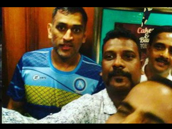 ಧೋನಿ ಜತೆ ಸೆಲ್ಫಿ