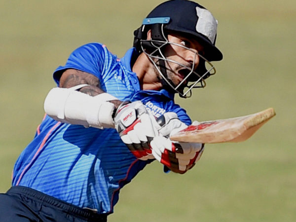 Deodhar Trophy: Dhawan's flashy ton helps India Red down India Blue Deodhar Trophy: Dhawan's flashy ton helps India Red down India Blue