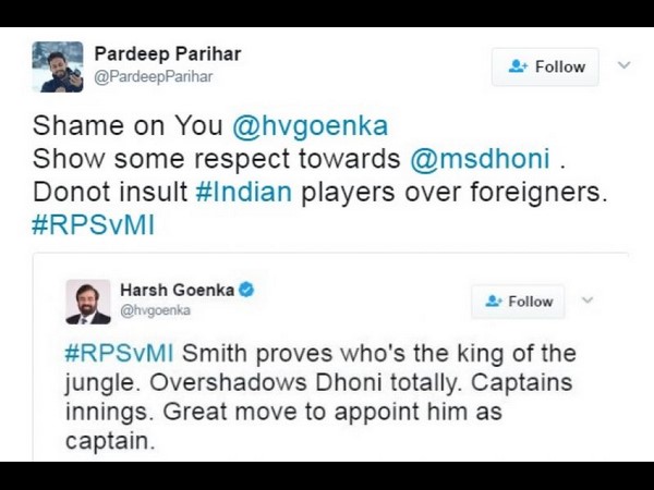 Twitterati slams Harsh Goenka, Pune team owner’s brother, for comments on MS Dhoni 