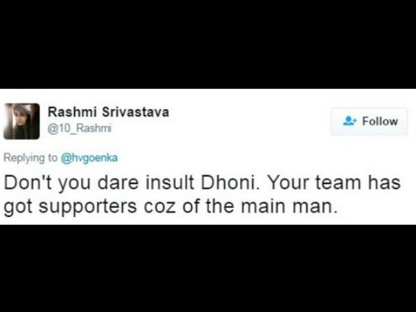 Twitterati slams Harsh Goenka, Pune team owner’s brother, for comments on MS Dhoni 
