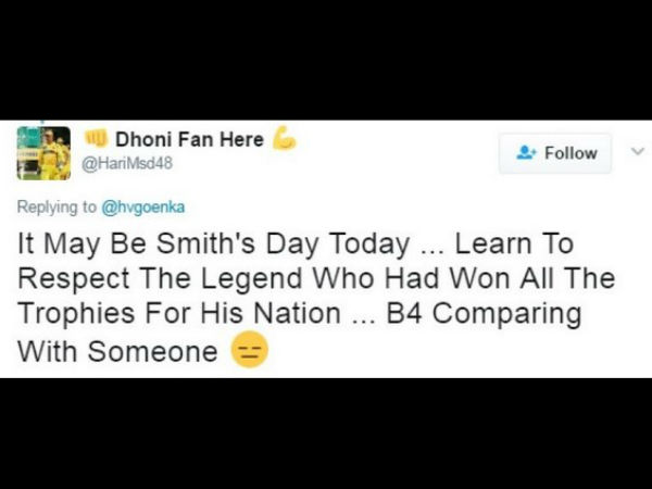 Twitterati slams Harsh Goenka, Pune team owner’s brother, for comments on MS Dhoni 