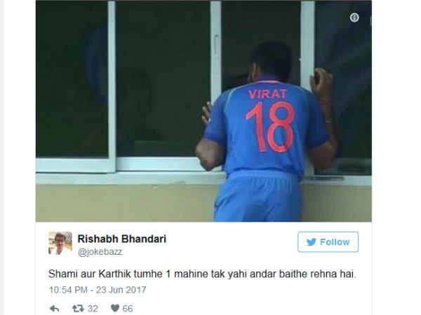 ಶಮಿ ಮತ್ತು ಕಾರ್ತಿಕ್ ಬಗ್ಗೆ 