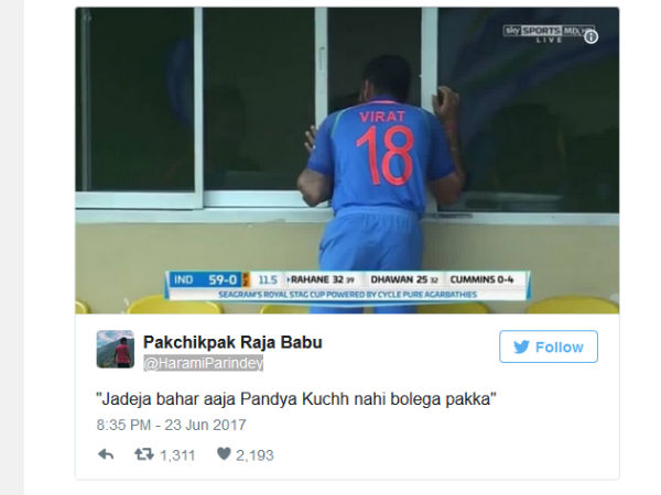 ಜಡೇಜಾ ಮತ್ತು ಪಾಂಡ್ಯಾ 