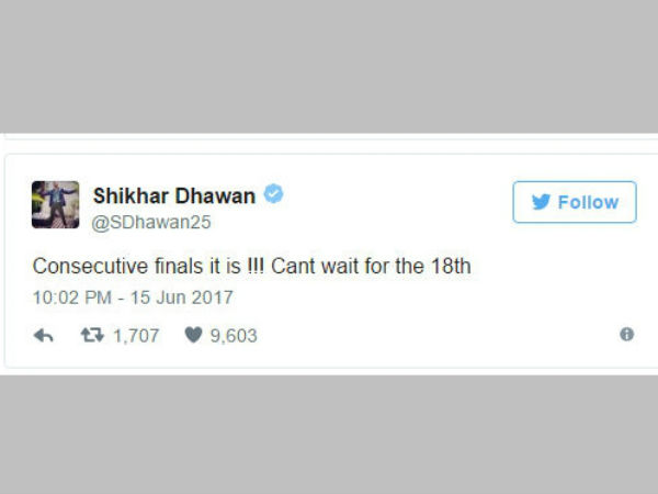 Former cricketer louds team india's win against Bangladesh in Semi final match of Champions trophy 2017