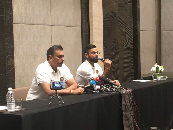 Ravi Shastri-Virat Kohli joint press conference: Top quotes Ravi Shastri-Virat Kohli joint press conference: Top quotes