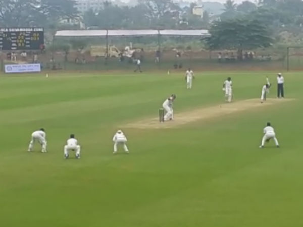 ಮೊದಲ ಇನ್ನಿಂಗ್ ನಲ್ಲಿ ಮುನ್ನಡೆ ಸಾಧಿಸಿದ್ದ ಕರ್ನಾಟಕ 
