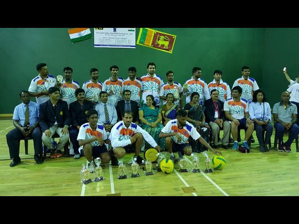 India wins both men-women throwball series in Srilanka