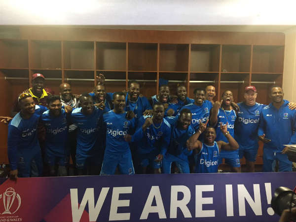 West Indies enters world cup by defeating Scotland 