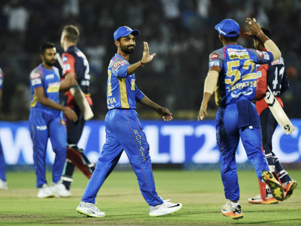 IPL 2018: Rajasthan Royals beat Delhi Daredevils by 10 runs via DLS Method 