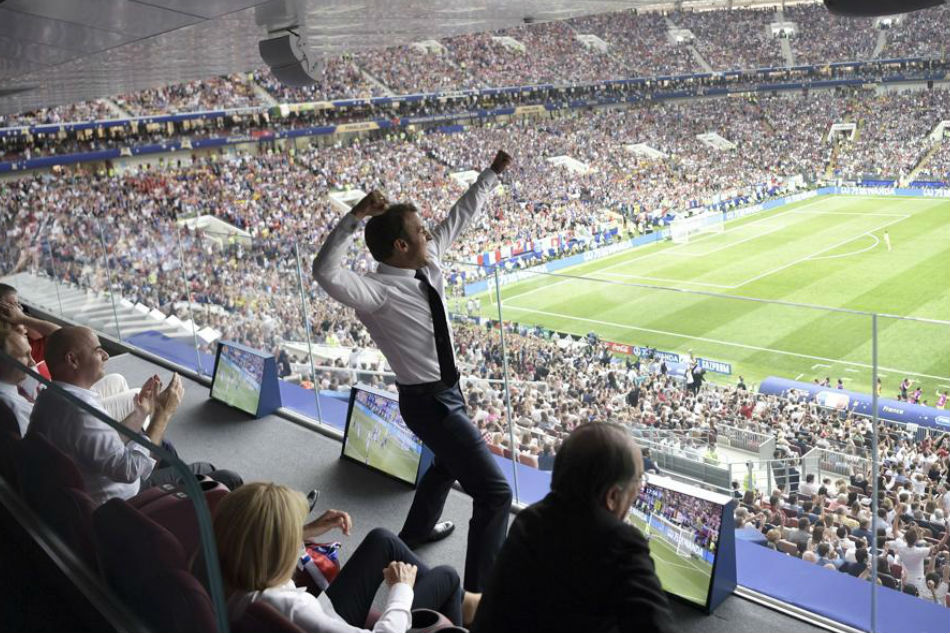 French President Macron has plenty of fun at World Cup final French President Macron has plenty of fun at World Cup final