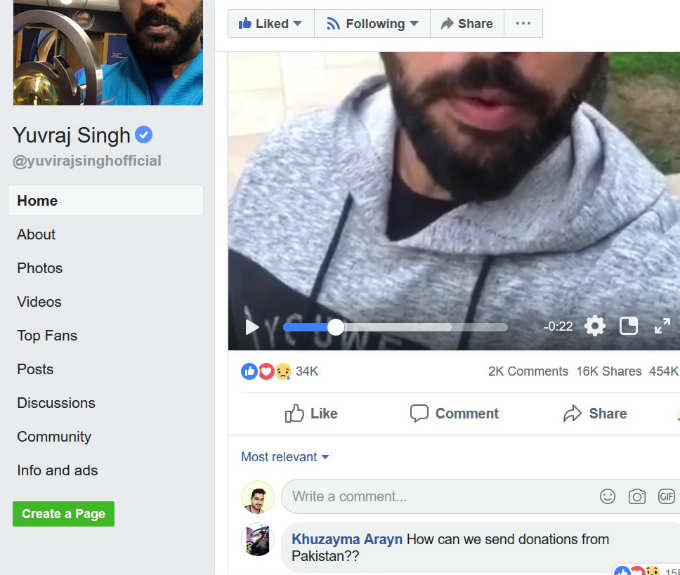 shahid afridi offers support to kerala flood victims