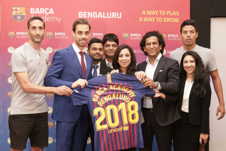 Barca Academy to come up with 2 Football school in Bengaluru. Barca Academy to come up with 2 Football school in Bengaluru.