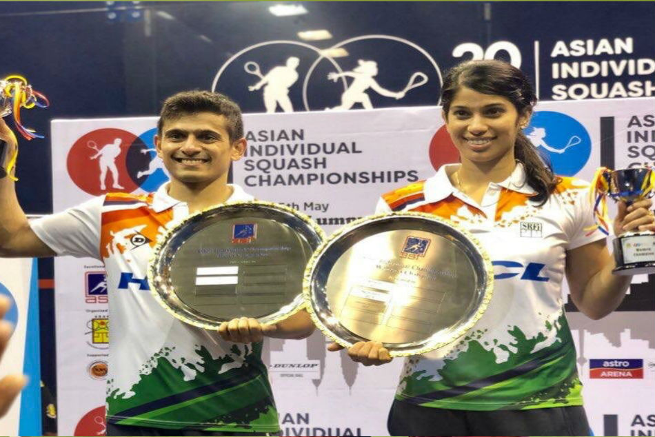 Saurav and Joshna are Asian Squash champions Saurav and Joshna are Asian Squash champions