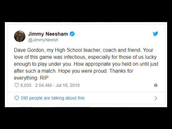 ಜಿಮ್ಮಿ ನೀಶಮ್ ವಿಷಾದ