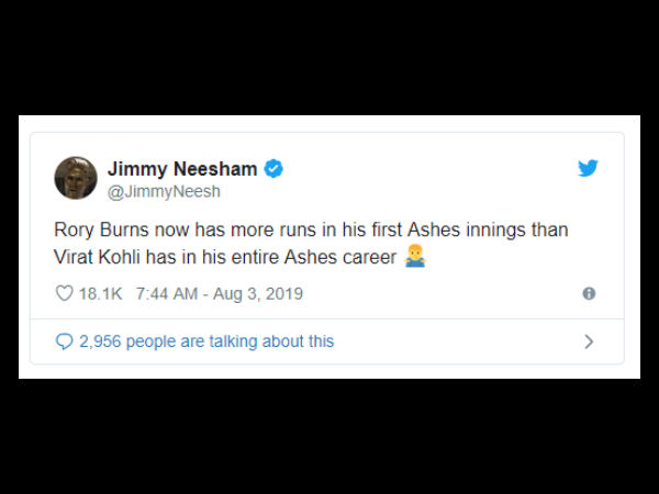 ತಮಾಷೆಗೀಡಾದ ನೀಶಮ್