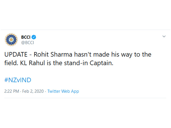 ರಾಹುಲ್ ಹಂಗಾಮಿ ನಾಯಕ 