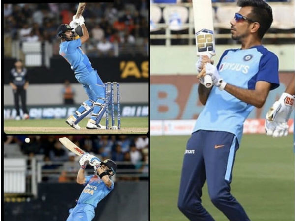 ಚಾಹಲ್ ಶಾಟ್‌ ನಕಲು ಮಾಡಿದ್ರಂತೆ ಕೊಹ್ಲಿ, ರಾಹುಲ್‌