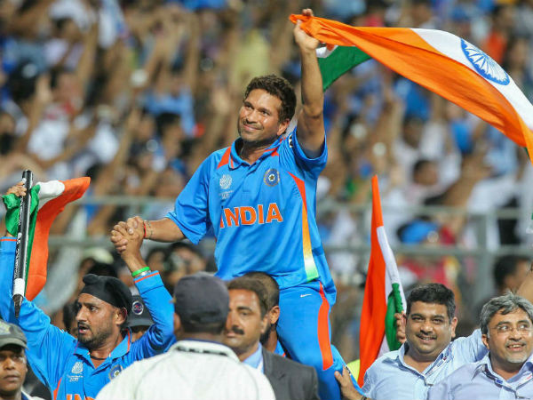 ವಿಶ್ವಕಪ್‌ ಗೆಲುವಿಗೆ ಸಚಿನ್ ಕಾರಣ