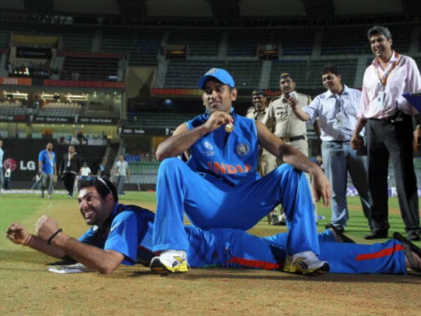 ಧೋನಿ ಚಿತ್ರಕ್ಕೆ ಗಡ್ಡ ಬಿಡಿಸಿದ್ದ ಯುವಿ