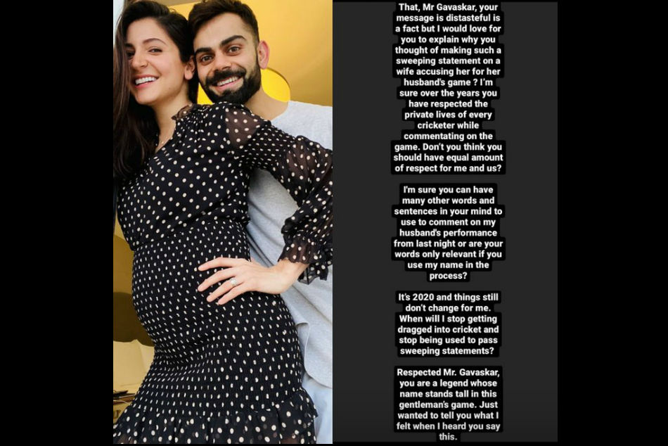 Anushka Sharma reacts after her name gets dragged in IPL commentary