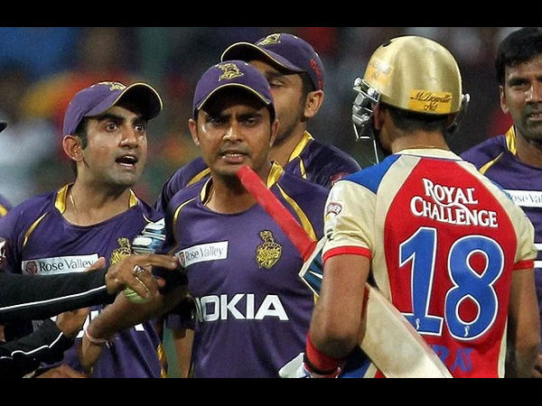 ವಿರಾಟ್ ಕೊಹ್ಲಿ ಮತ್ತು ಗೌತಮ್ ಗಂಭೀರ್