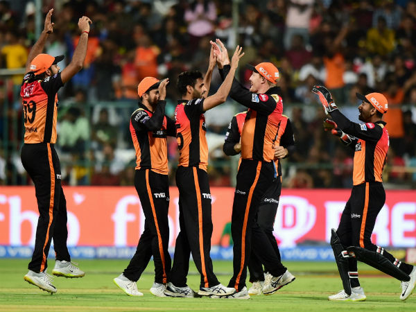 ಎಸ್‌ಆರ್‌ಹೆಚ್ ಸಂಭಾವ್ಯ ತಂಡ