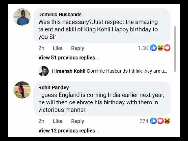 Fans slam ECB for taking a dig at Virat Kohli on his 32nd birthday