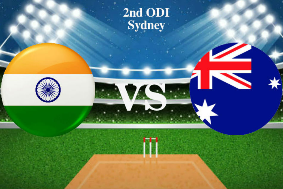 India vs Australia, 2nd ODI, Sydney, Live score India vs Australia, 2nd ODI, Sydney, Live score