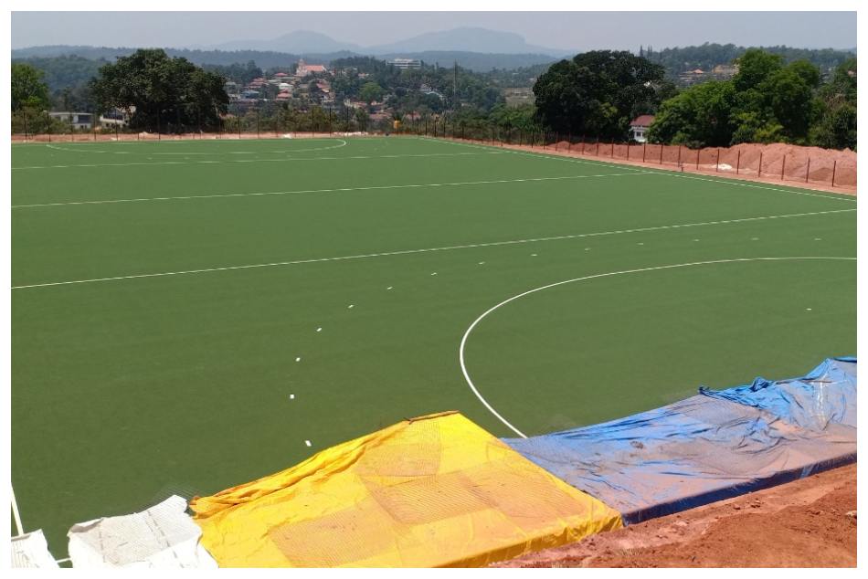 Quality Certificate Given to Somvarpet Taluk Turf Ground Before Completng the Work