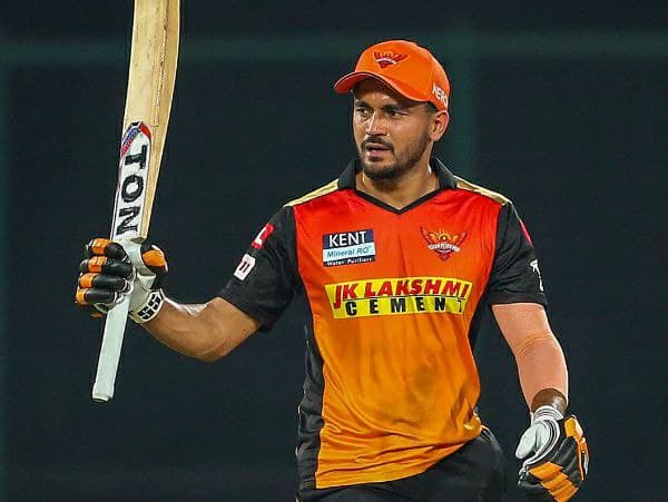 2. ಮನೀಷ್ ಪಾಂಡೆ