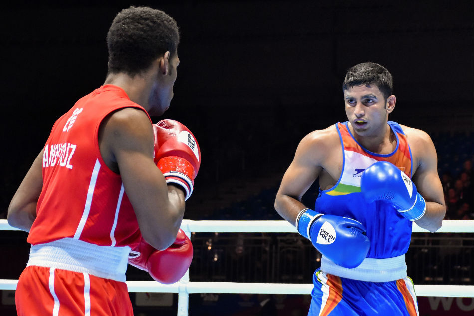 ಮಹಿಳೆಯರ 60 ಕೆಜಿ ವಿಭಾಗದಲ್ಲಿ ಪದಕ ಖಚಿತಪಡಿಸಿರುವ ಜಾಸ್ಮಿನ್‌ 