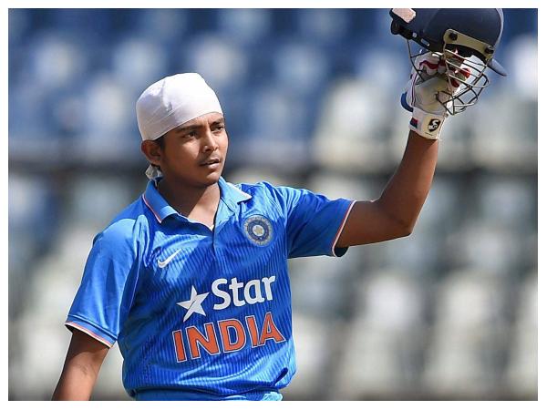 ಪೃಥ್ವಿ ಶಾ