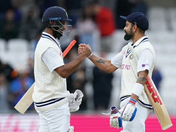 ಪೂಜಾರ - ಕೊಹ್ಲಿ ಅದ್ಭುತ ಜೊತೆಯಾಟ