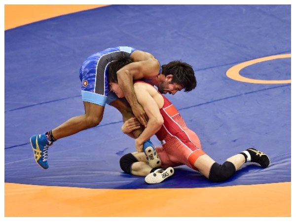 ರೆಸ್ಲಿಂಗ್: ಪುರುಷರ ಫ್ರೀಸ್ಲೈಟ್ 65 ಕೆಜಿ, ಭಜರಂಗ್ ಪೂನಿಯಾ