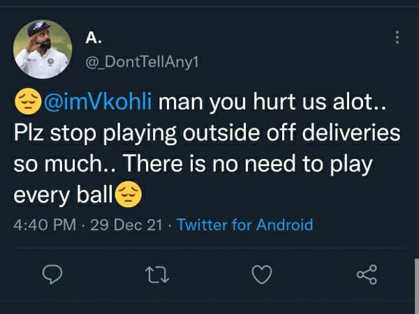 ಎಲ್ಲಾ ಎಸೆತಗಳನ್ನು ಬಾರಿಸಲೇಬೇಕು ಎಂಬ ನಿಯಮವೇನಿಲ್ಲ 