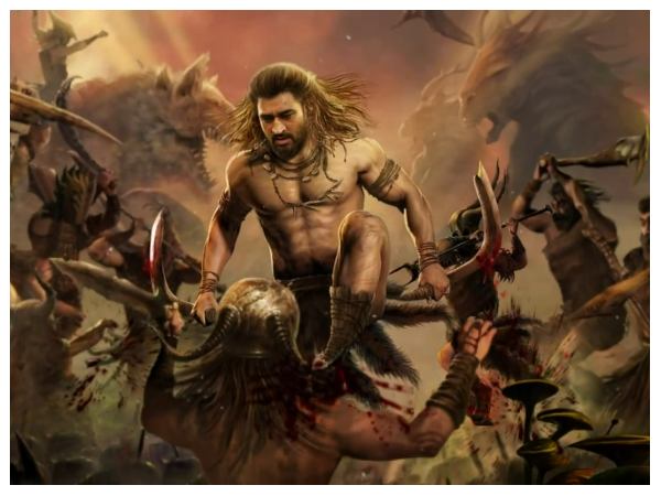 ಮಾಸ್ ಲುಕ್ನಲ್ಲಿ ಕಾಣಿಸಿಕೊಂಡ ಮಾಹಿ ಮಾಸ್ ಲುಕ್ನಲ್ಲಿ ಕಾಣಿಸಿಕೊಂಡ ಮಾಹಿ