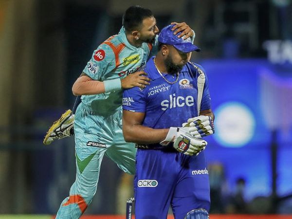 ಅಂತಿಮ ಓವರ್‌ನಲ್ಲಿ ಪೊಲಾರ್ಡ್ ವಿಕೆಟ್ ಪಡೆದು ಸಂಭ್ರಮಿಸಿದ ಕೃನಾಲ್