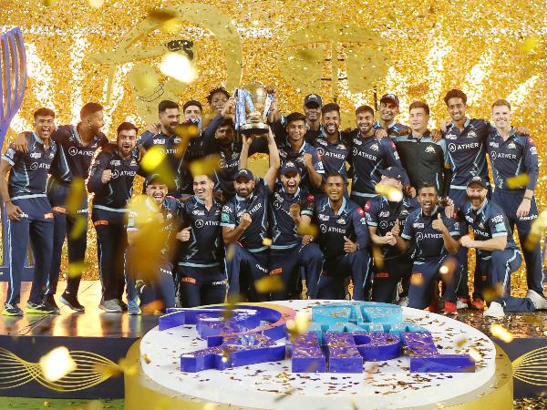 ಗುಜರಾತ್ ಟೈಟನ್ಸ್‌ನ ಚೊಚ್ಚಲ ಐಪಿಎಲ್‌ನಲ್ಲಿ ಟ್ರೋಫಿ